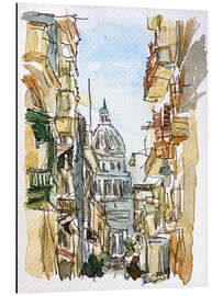 Magnettafel Havanna Straße mit Kubanischem Parlament