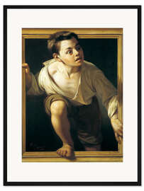 Gerahmter Kunstdruck Flucht vor der Kritik 