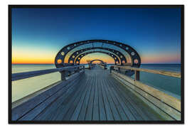 Gerahmter Kunstdruck Kellenhusen Seebrücke Ostsee