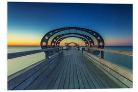 PVC print Kellenhusen pier Baltic