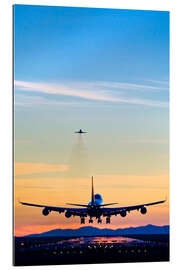 Gallery print Aeroplane landing, Canada