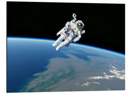 Magnettafel Weltraumspaziergang