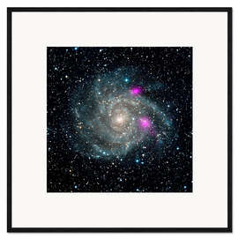 Kehystetty taidepainatus Spiral galaxy IC 342, NuSTAR X-ray image