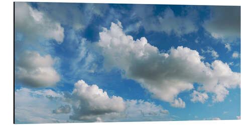 Quadro em alumínio Clouds in blue sky