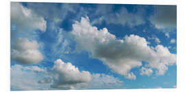 Tableau en PVC Nuages dans un ciel bleu 