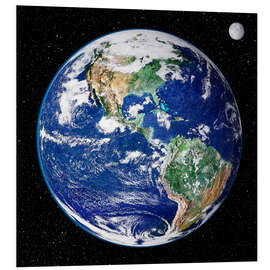 Foam board print Earth from space