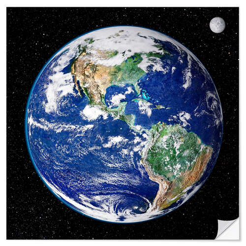 Wall sticker Earth from space