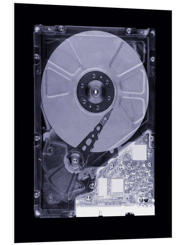 Stampa su PVC Computer hard disk, simulated X-ray