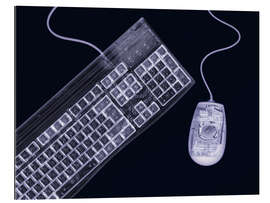 Galleriataulu Keyboard and mouse, simulated X-ray