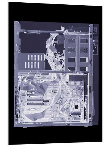 Foam board print Computer interior