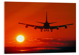 Tableau en verre acrylique  Boeing 747 - David Nunuk
