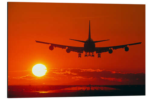 Aluminiumtavla Boeing 747