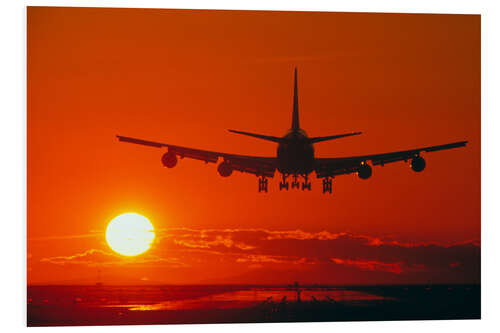 Foam board print Boeing 747