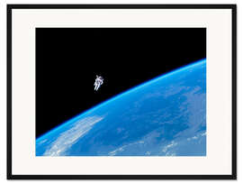 Gerahmter Kunstdruck Schweben im All