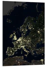 Stampa su alluminio Europe at night