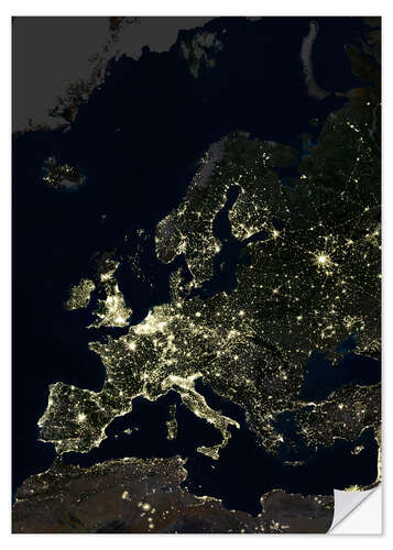 Sisustustarra Europe at night