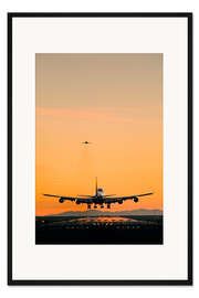 Gerahmter Kunstdruck Flugzeuglandung, Kanada
