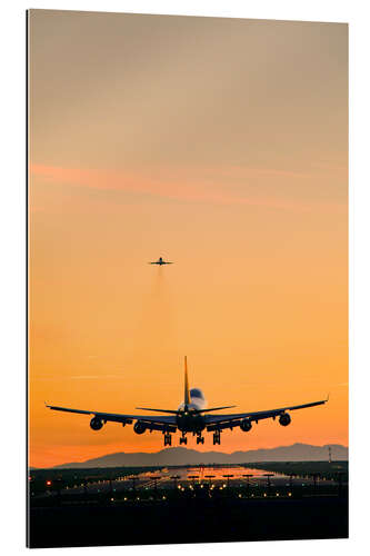 Gallery print Aeroplane landing, Canada