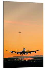 Gallery print Aeroplane landing, Canada