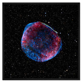 Gerahmter Kunstdruck Supernova-Überreste