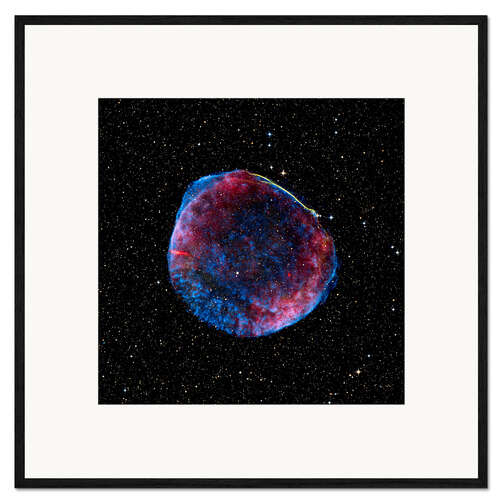 Ingelijste kunstdruk Supernova remnant