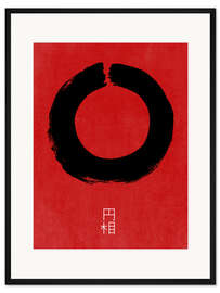 Gerahmter Kunstdruck Enso in Japan