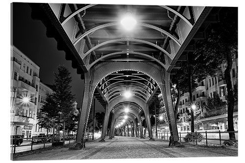 Acrylic print Berlin Overground Metro