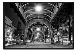 Gerahmter Kunstdruck Schönhauser Allee Ubahnbögen