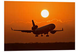 Foam board print Landing a Boeing MD11