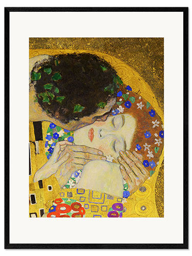 Framed art print The Kiss (detail) IV