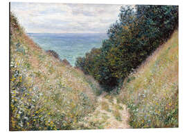 Magnettafel Straße bei La Cavée, Pourville