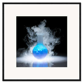 Gerahmter Kunstdruck Trockeneis