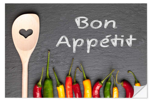 Vinilo para la pared Bon appétit