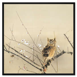 Gerahmter Kunstdruck Pflaumenblüten