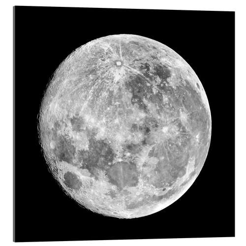 Acrylic print Full Moon