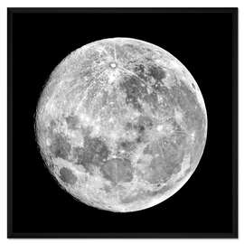 Gerahmter Kunstdruck Vollmond