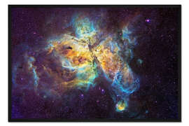 Gerahmter Kunstdruck Carinanebel