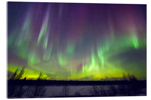 Stampa su vetro acrilico Aurora borealis, Finland