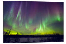 Magnettafel Nordlichter in Finnland
