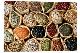 Magnettafel Sortierte Hülsenfrüchte