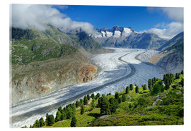 Acrylic print  Aletsch Glacier - Huwiler