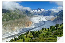 Selvklebende plakat Aletsch Glacier