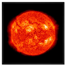 Gerahmter Kunstdruck Glühende Sonnenaktivität