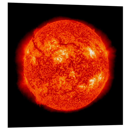 Cuadro de PVC Actividad solar, imagen ultravioleta SDO