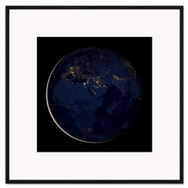 Framed art print Africa at night