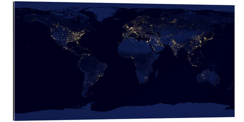 Gallery print Earth at night