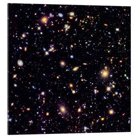 Stampa su vetro acrilico  Campo spaziale visto da Hubble - NASA