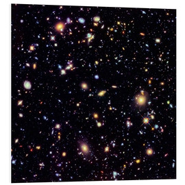 Hartschaumbild Hubble Extreme Deep Field - NASA