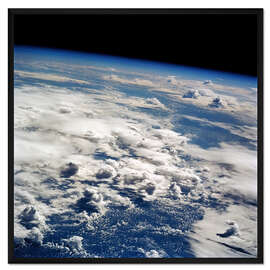 Gerahmter Kunstdruck Wirbelstürme aus dem All