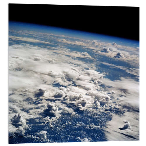 Gallery print Thunderstorms, space shuttle image